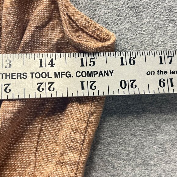 Chico Womens Sleeveless Linen-Blend Wrap Romper S Beige Cambodia - Picture 8 of 11